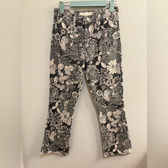 MOTHER The Hustler High Rise Ankle Flare in French Fairy Tale - Picture 2 of 8